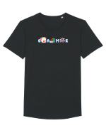 Game Tricou mânecă scurtă guler larg Bărbat Skater