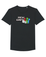 New game  Tricou mânecă scurtă guler larg Bărbat Skater