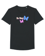 Be kind Tricou mânecă scurtă guler larg Bărbat Skater