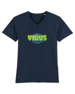 Virus Tricou mânecă scurtă guler V Bărbat Presenter