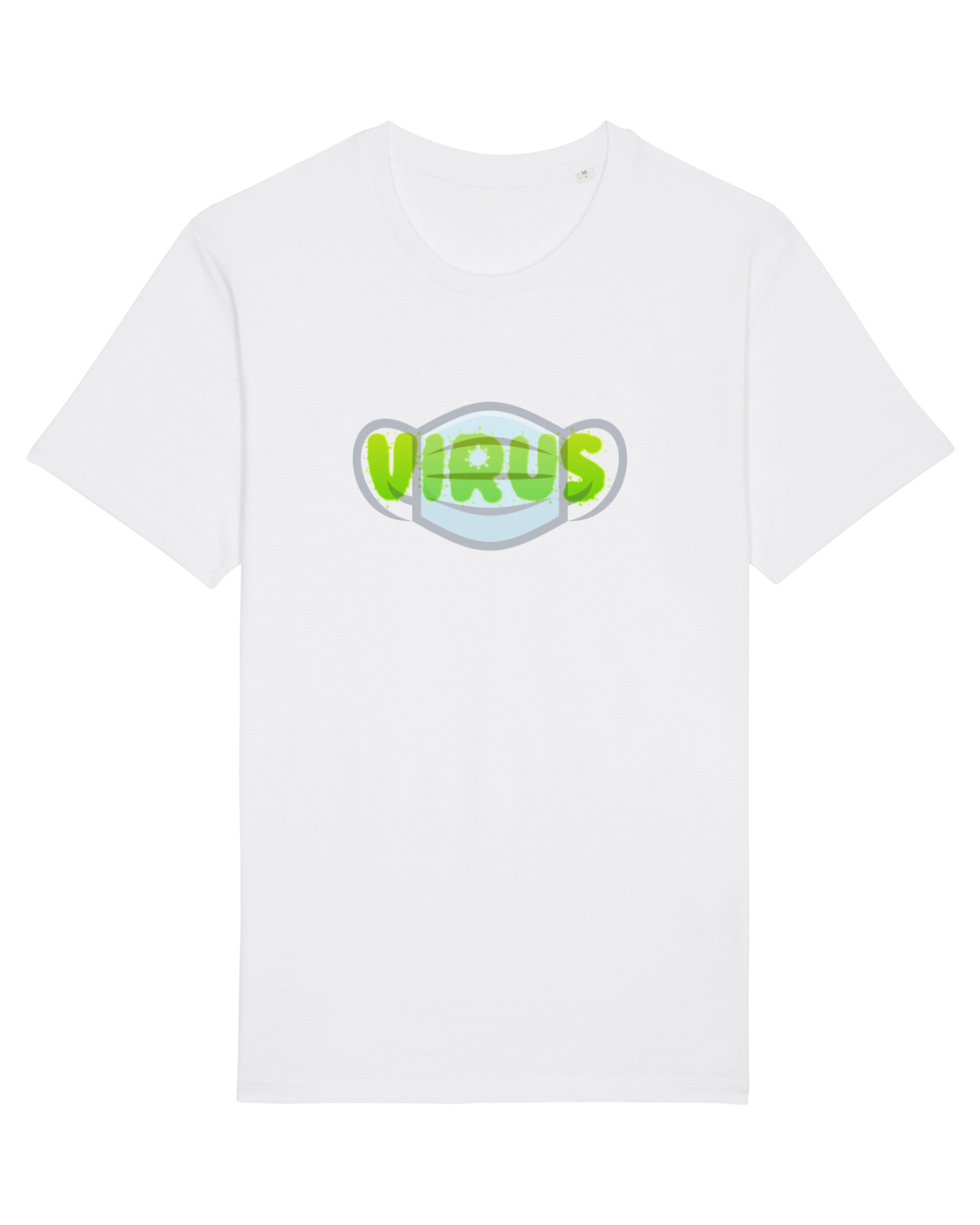 Tricou mânecă scurtă Unisex Rocker White