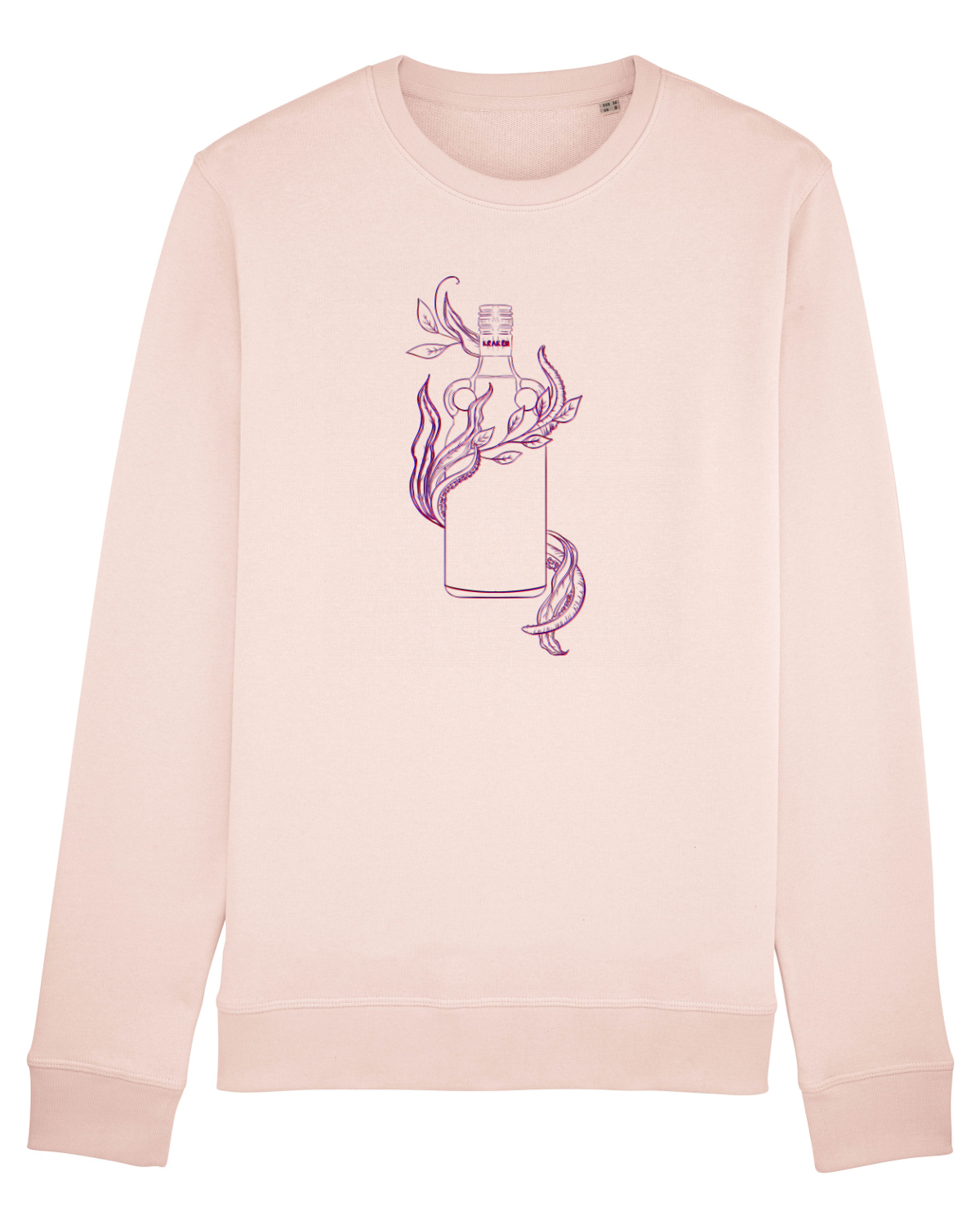 Bluză mânecă lungă Unisex Rise Candy Pink