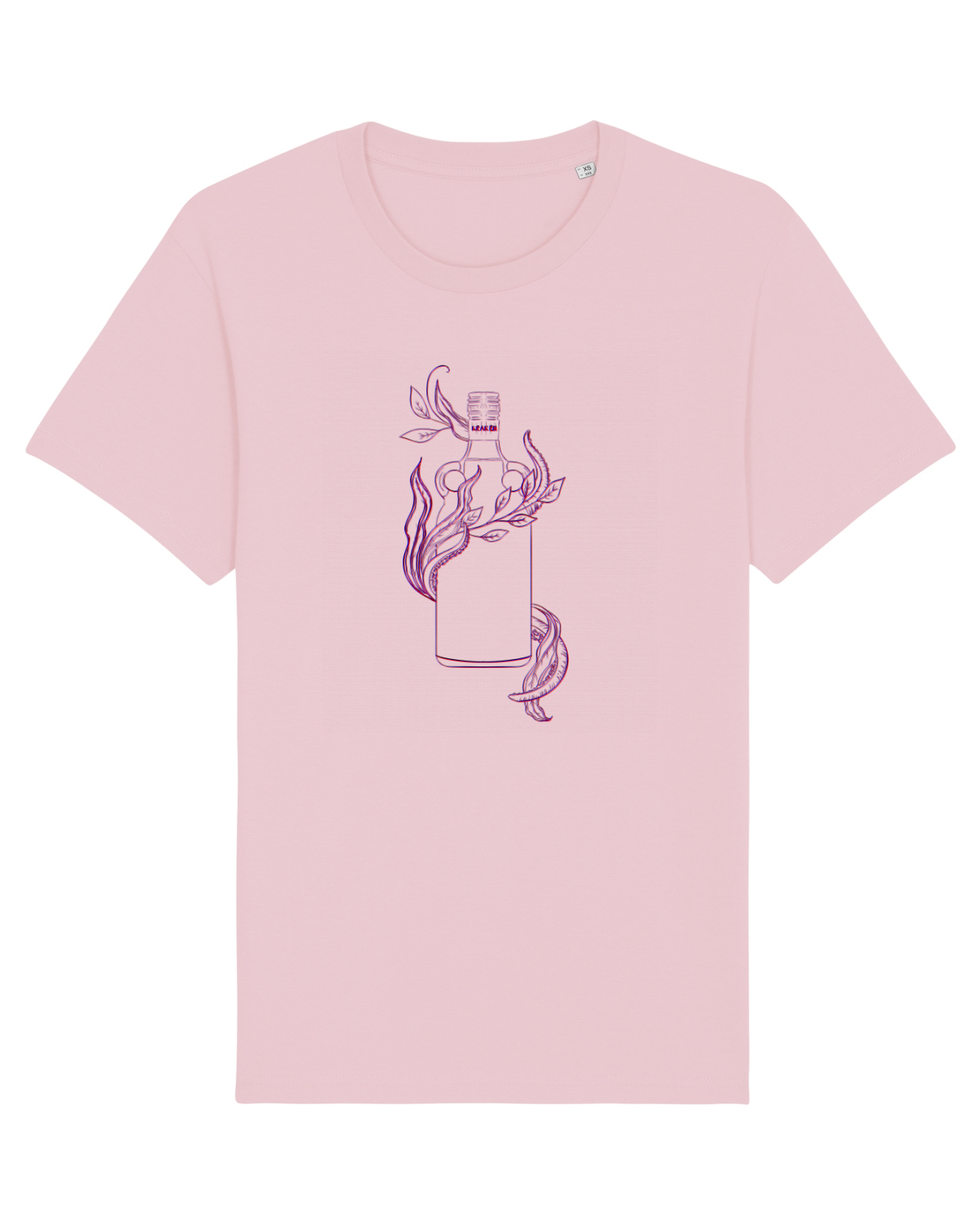 Tricou mânecă scurtă Unisex Rocker Cotton Pink