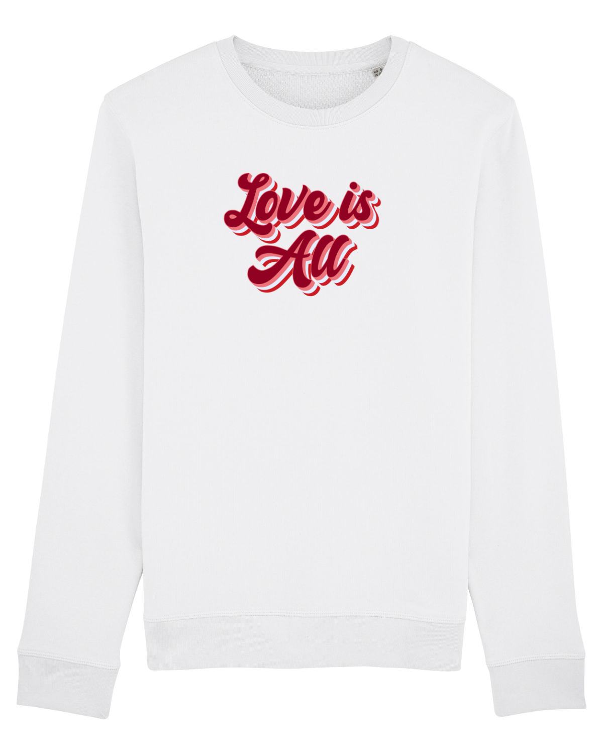 Bluză mânecă lungă Unisex Rise White