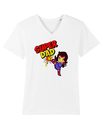 Super Dad  White