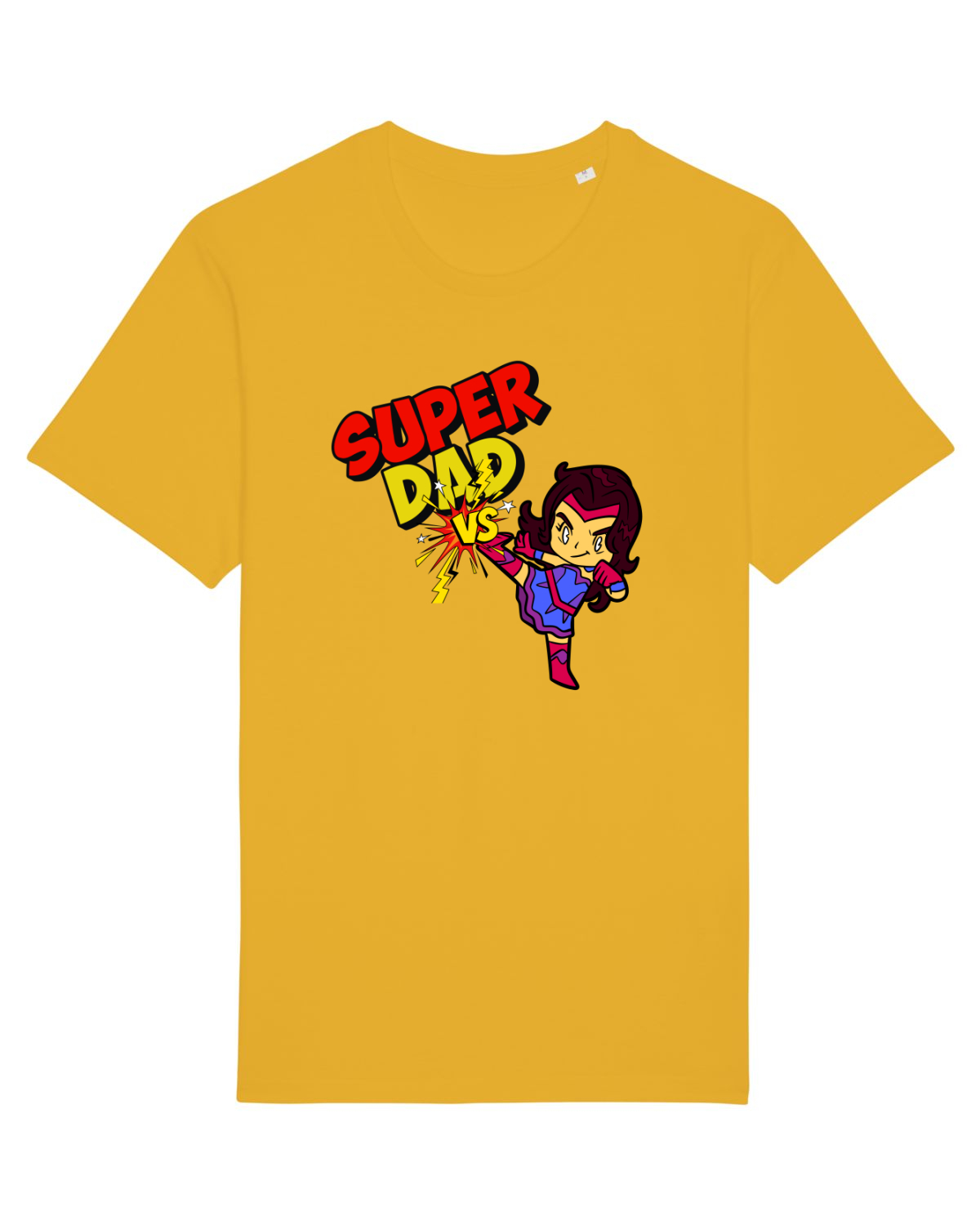 Tricou mânecă scurtă Unisex Rocker Spectra Yellow