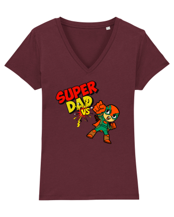 Super Dad  Burgundy