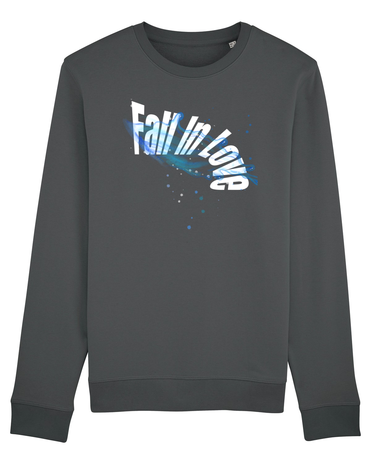 Bluză mânecă lungă Unisex Rise Anthracite