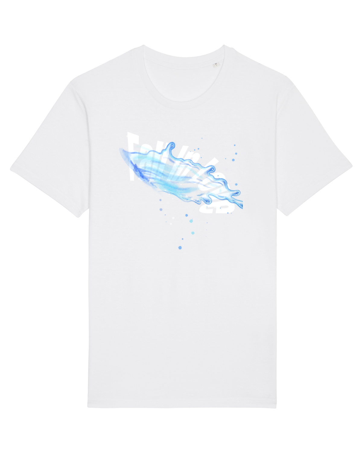 Tricou mânecă scurtă Unisex Rocker White