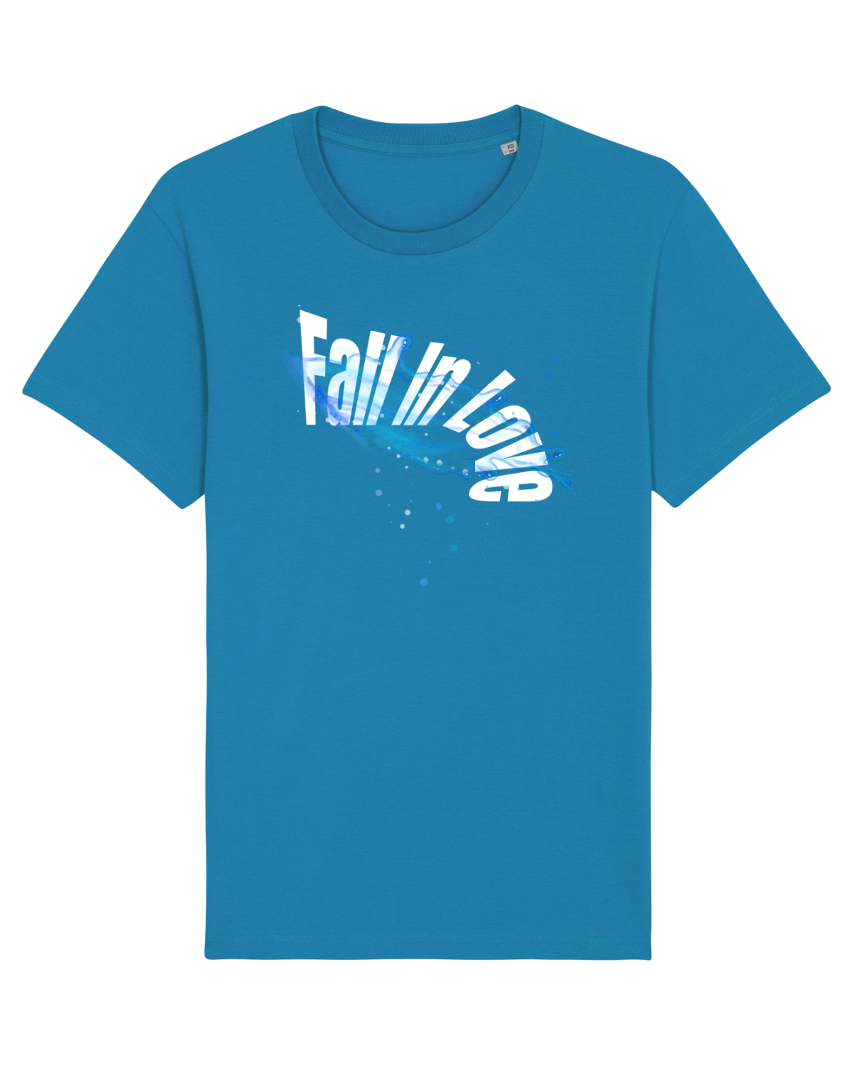 Tricou mânecă scurtă Unisex Rocker Azur