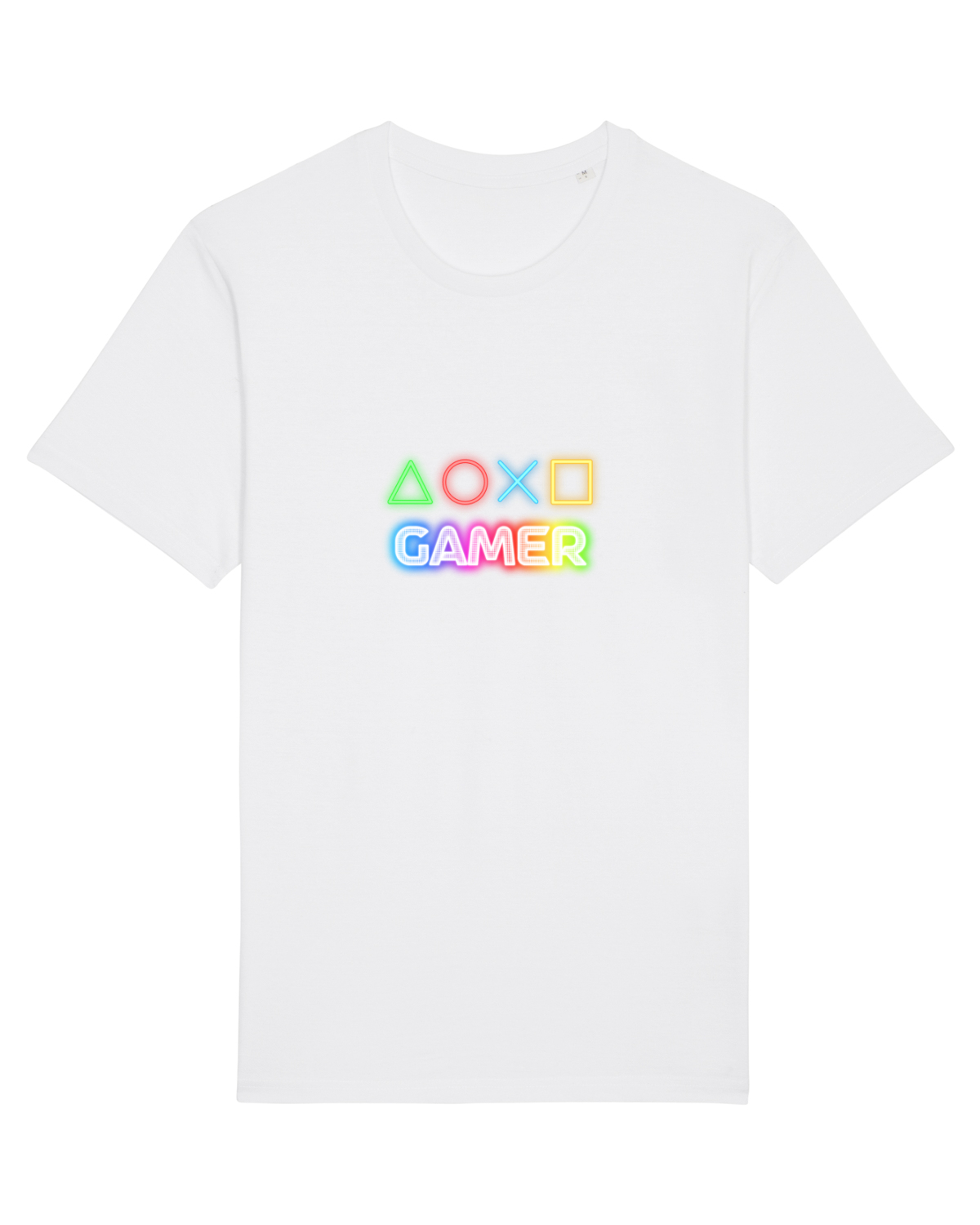 Tricou mânecă scurtă Unisex Rocker White