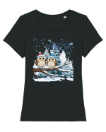 Hello Tricou mânecă scurtă guler larg fitted Damă Expresser