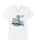Hello Tricou mânecă scurtă guler V Bărbat Presenter