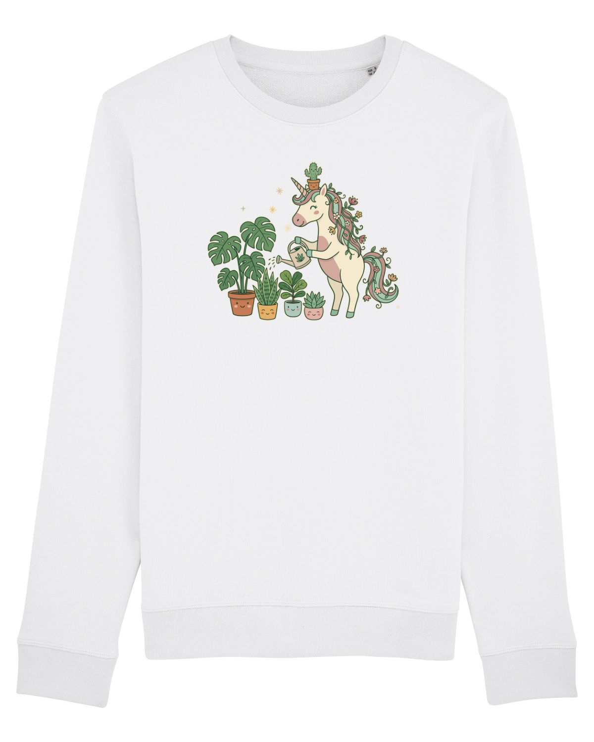 Bluză mânecă lungă Unisex Rise White