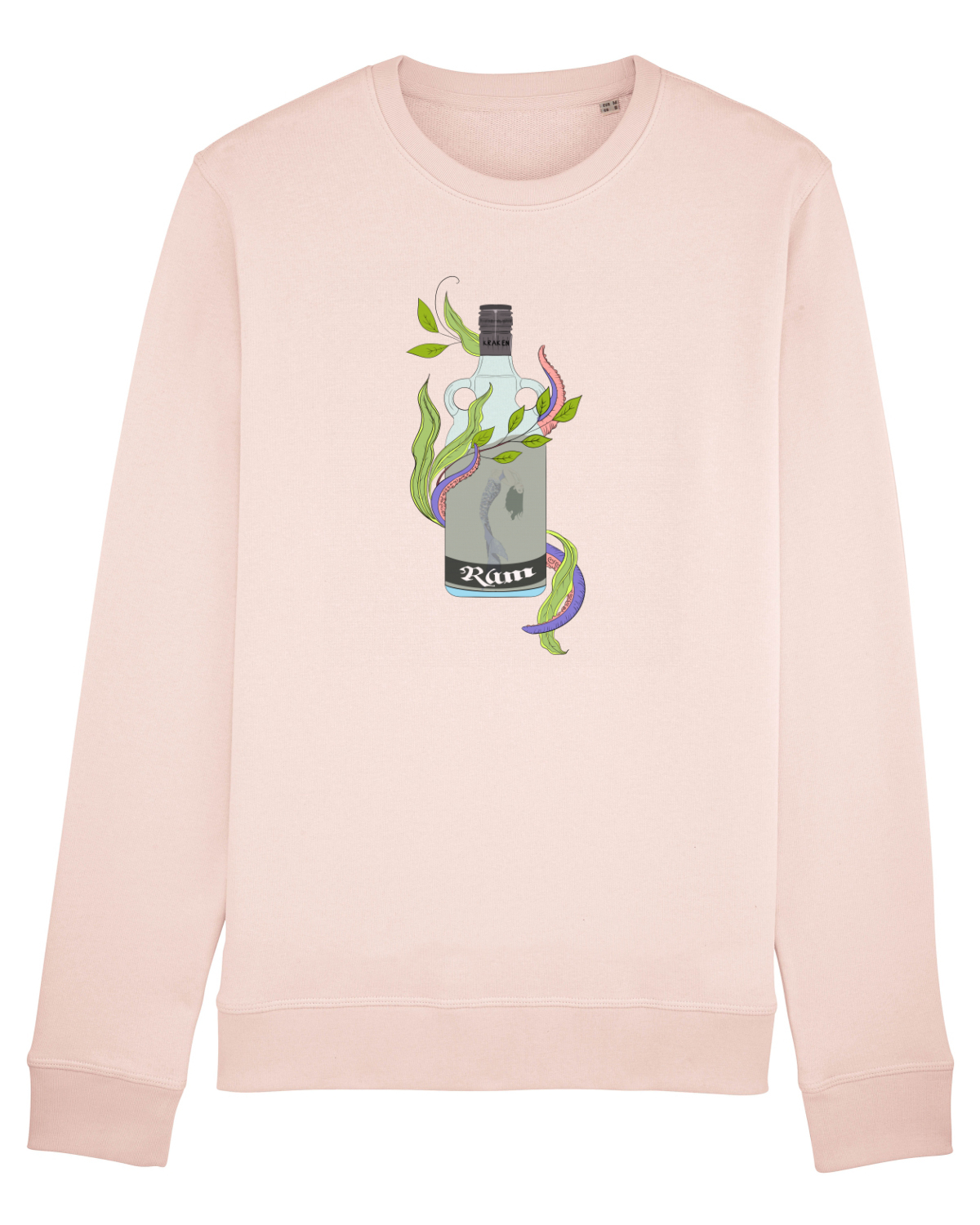 Bluză mânecă lungă Unisex Rise Candy Pink