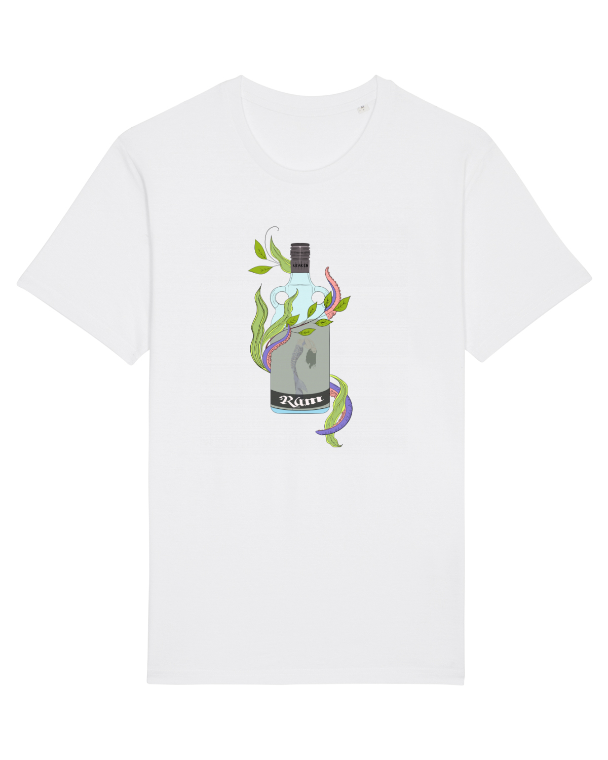 Tricou mânecă scurtă Unisex Rocker White