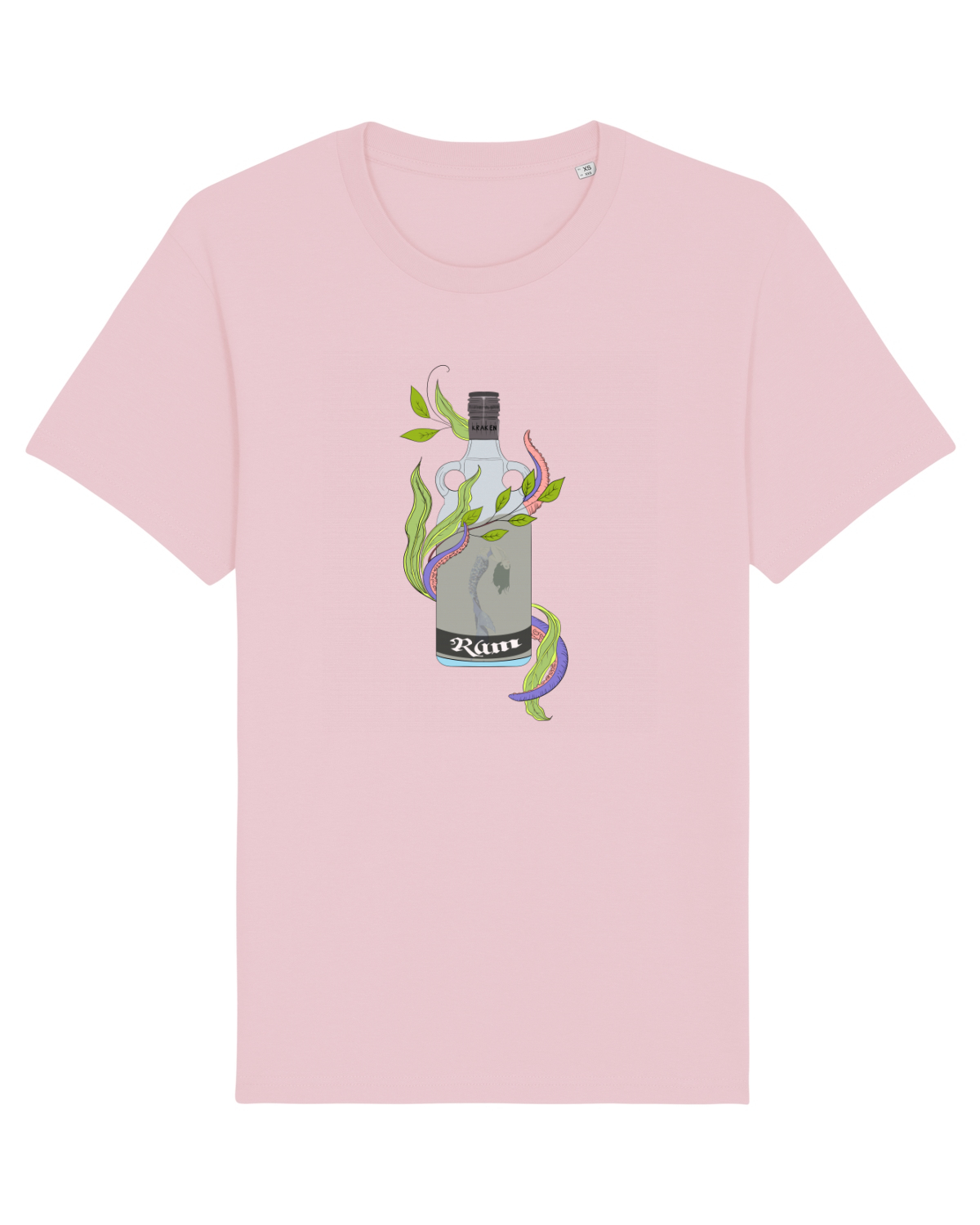 Tricou mânecă scurtă Unisex Rocker Cotton Pink