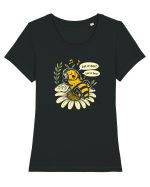 Let It Bee – Vibrații pe Frecvență Naturală Tricou mânecă scurtă guler larg fitted Damă Expresser