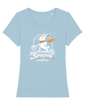 Spring Is Coming – Iepuraș cu Atitudine Sky Blue