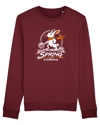 Spring Is Coming – Iepuraș cu Atitudine Burgundy