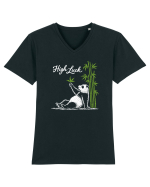 High Luck – Lucky Panda Tricou mânecă scurtă guler V Bărbat Presenter