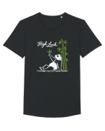 High Luck – Lucky Panda Tricou mânecă scurtă guler larg Bărbat Skater