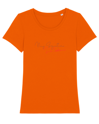 My Signature -Dr. Fashion  Bright Orange