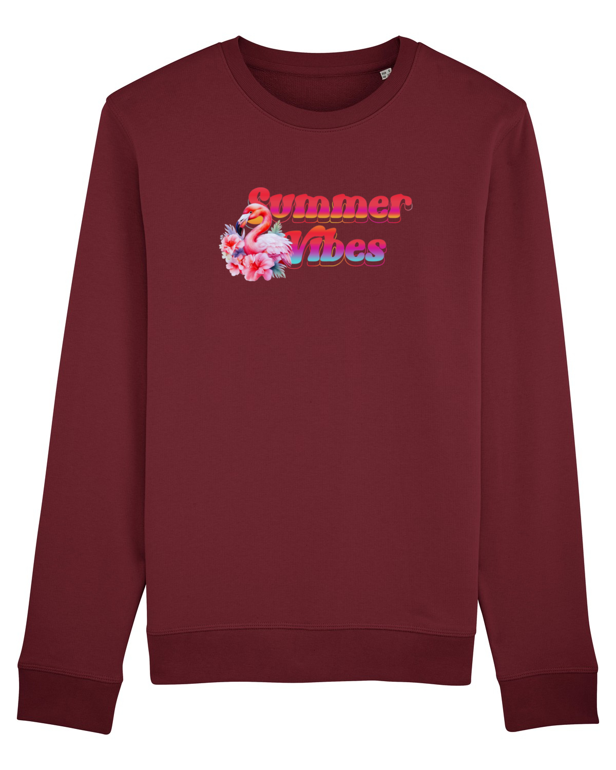 Bluză mânecă lungă Unisex Rise Burgundy