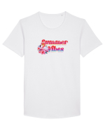 Summer vibes  Tricou mânecă scurtă guler larg Bărbat Skater