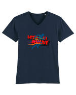 Let's run away Tricou mânecă scurtă guler V Bărbat Presenter