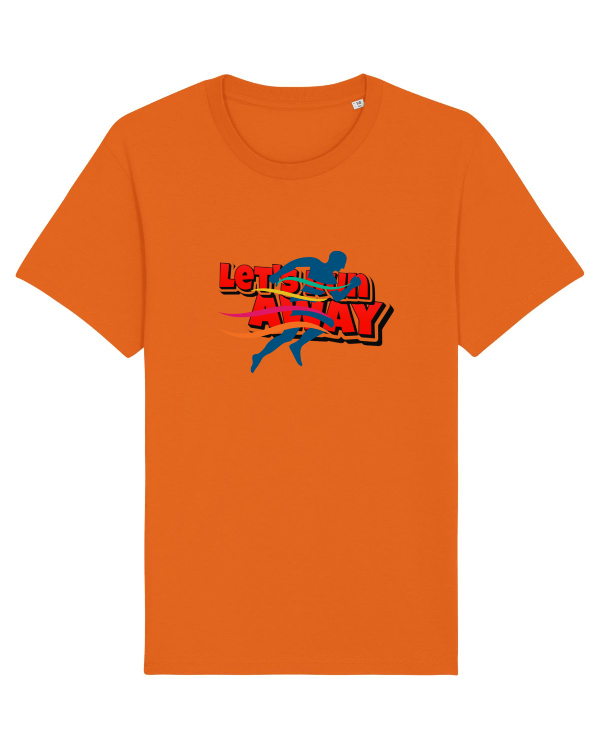 Tricou mânecă scurtă Unisex Rocker Bright Orange
