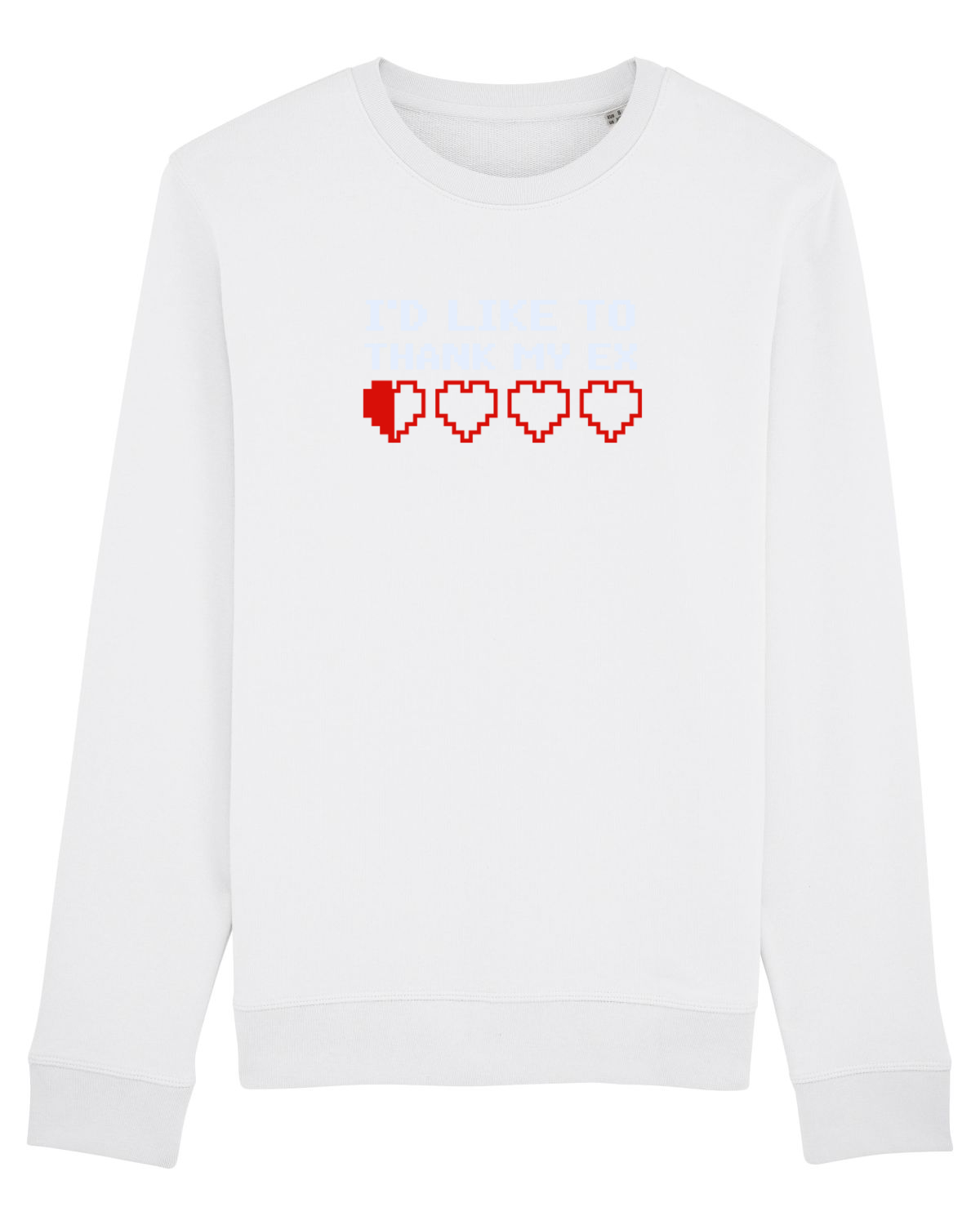 Bluză mânecă lungă Unisex Rise White