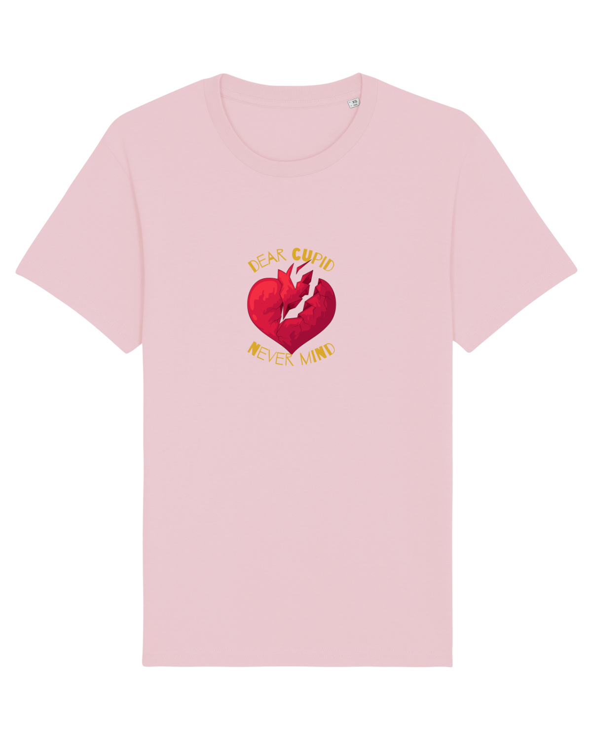 Tricou mânecă scurtă Unisex Rocker Cotton Pink