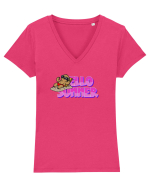 Hello summer Tricou mânecă scurtă guler V Damă Evoker