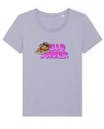 Hello summer Tricou mânecă scurtă guler larg fitted Damă Expresser