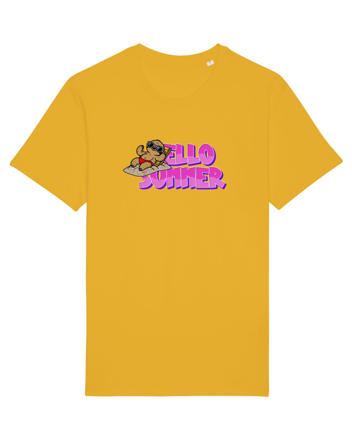 Tricou mânecă scurtă Unisex Rocker Spectra Yellow