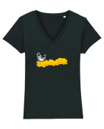 Summer  Tricou mânecă scurtă guler V Damă Evoker
