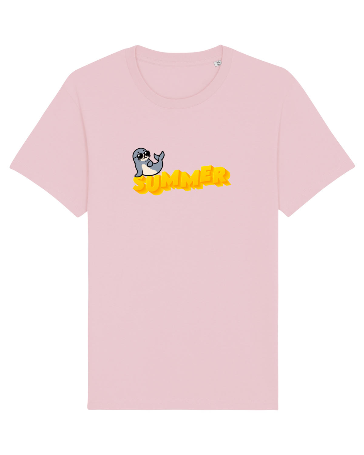 Tricou mânecă scurtă Unisex Rocker Cotton Pink