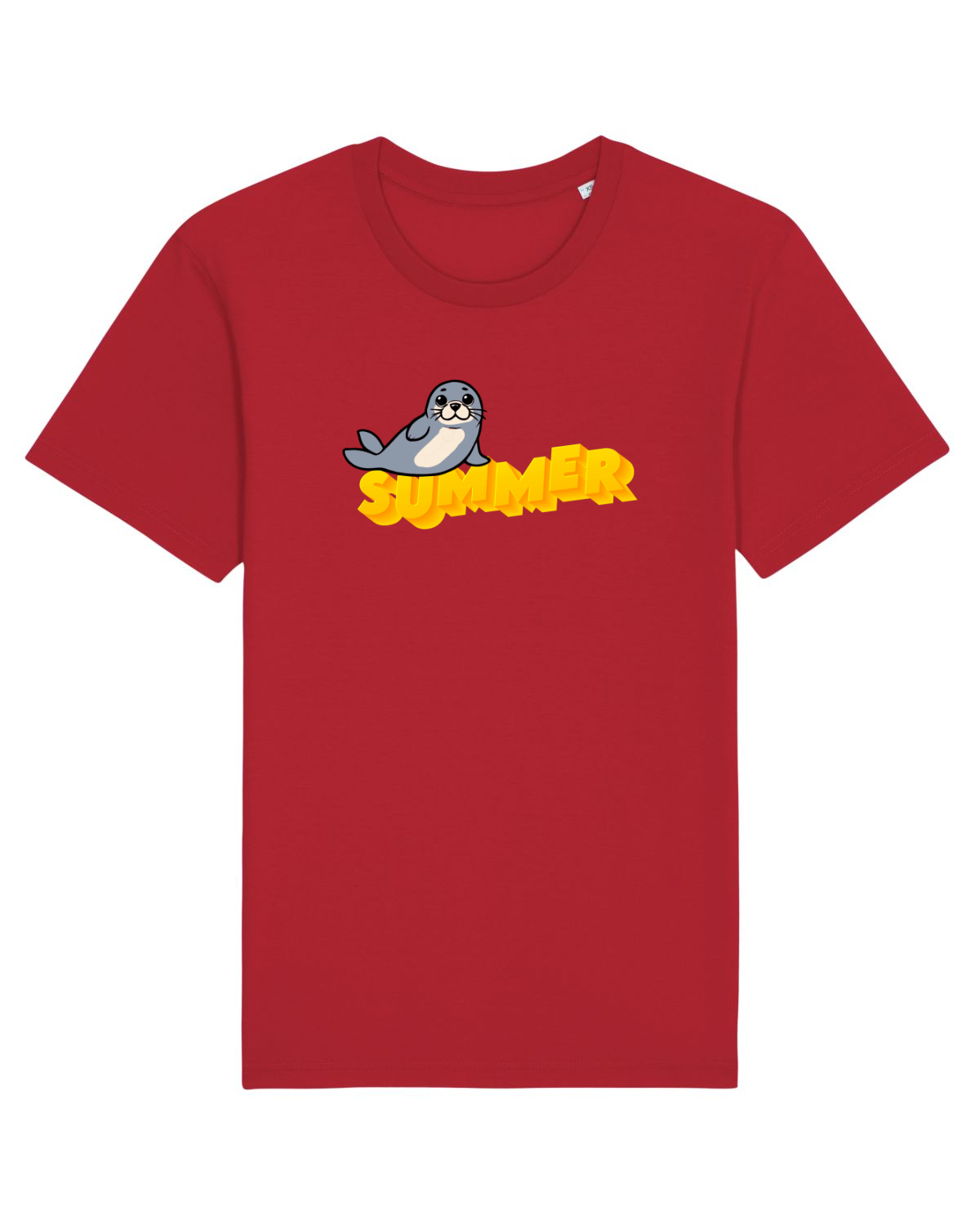 Tricou mânecă scurtă Unisex Rocker Red