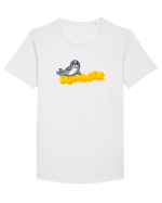 Summer  Tricou mânecă scurtă guler larg Bărbat Skater