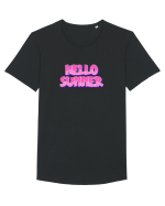 Hello summer Tricou mânecă scurtă guler larg Bărbat Skater
