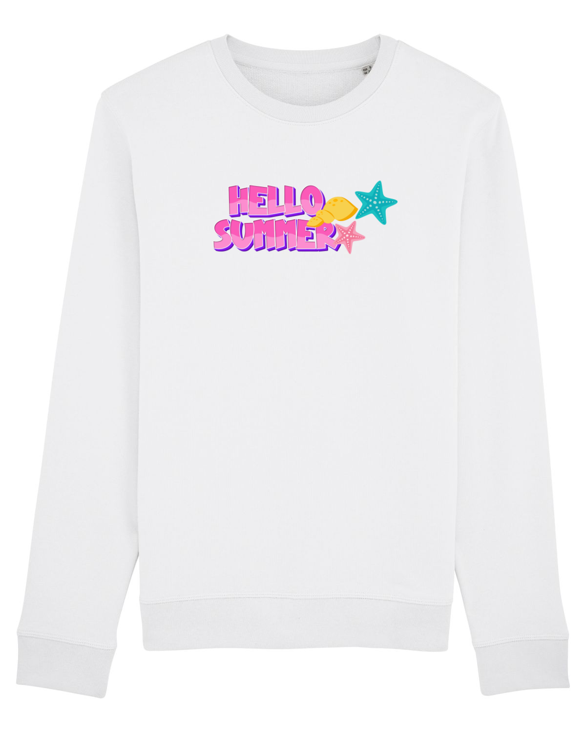 Bluză mânecă lungă Unisex Rise White