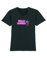 Hello summer Tricou mânecă scurtă guler V Bărbat Presenter