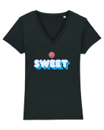Sweet Tricou mânecă scurtă guler V Damă Evoker