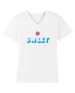 Sweet Tricou mânecă scurtă guler V Bărbat Presenter