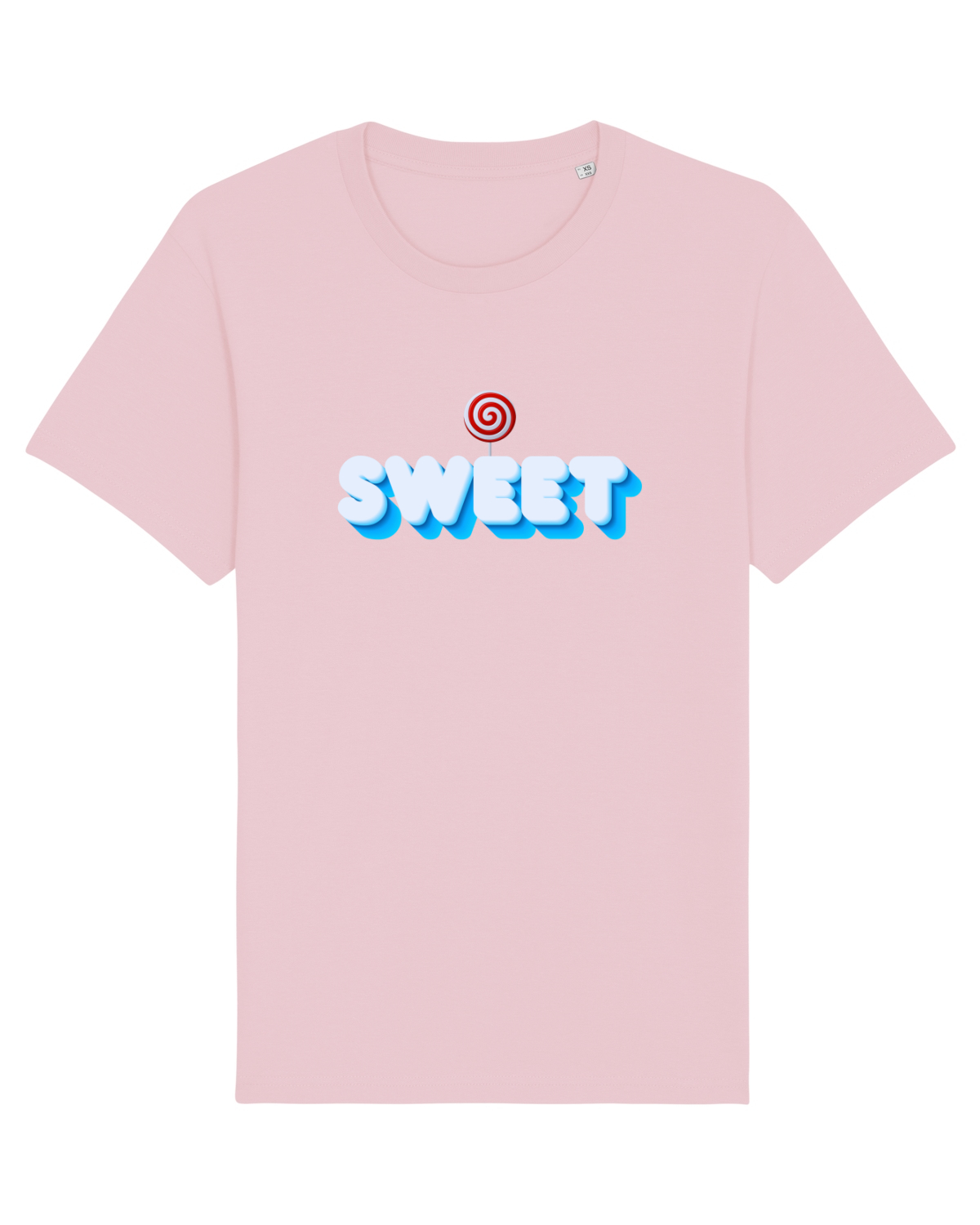 Tricou mânecă scurtă Unisex Rocker Cotton Pink