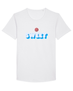 Sweet Tricou mânecă scurtă guler larg Bărbat Skater