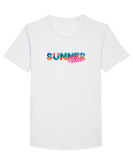 Summer vibes  Tricou mânecă scurtă guler larg Bărbat Skater