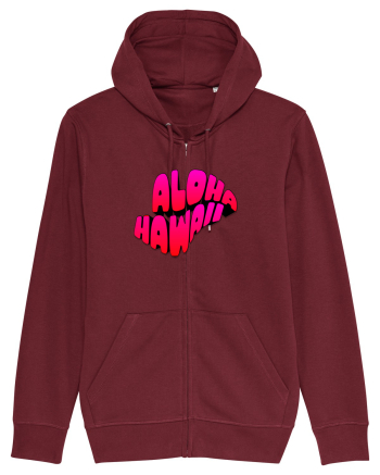 Aloha Hawaii  Burgundy