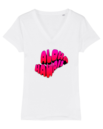 Aloha Hawaii  White